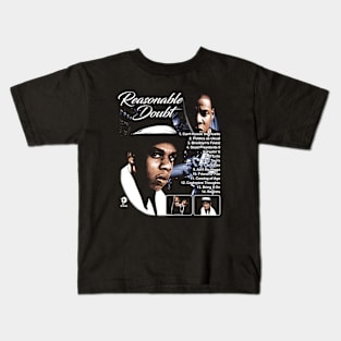 Jay-Z Reasonable Doubt List Kids T-Shirt